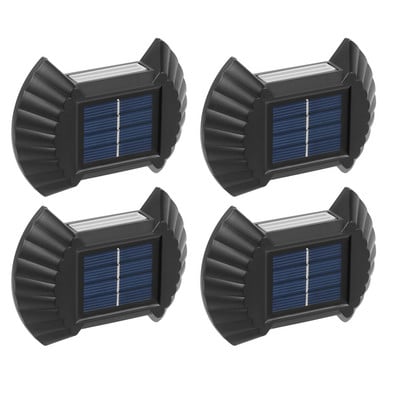 Set 4 Lămpi Solare LED pentru Scară si Perete – Eleganță și Siguranță la Exterior!